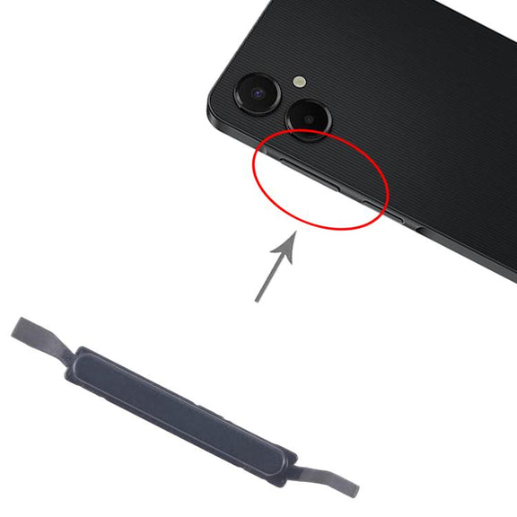 For Samsung Galaxy A06 5G SM-A066B 10pcs Volume Control Button (Black)