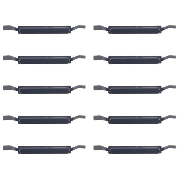 For Samsung Galaxy A06 5G SM-A066B 10pcs Volume Control Button (Black)