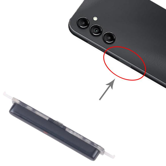 For Samsung Galaxy A14 5G SM-A146B 10pcs Volume Control Button (Black)