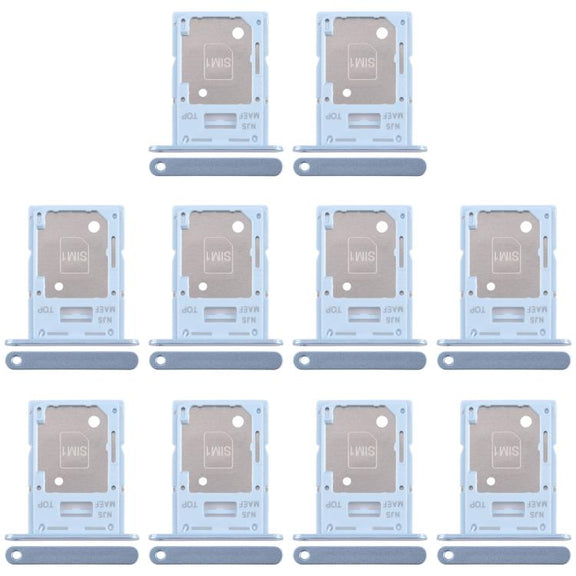 For Samsung Galaxy M35 5G SM-M356B 10pcs Original SIM + SIM / Micro SD Card Tray (Blue)