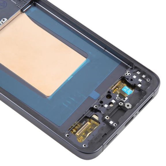 For Samsung Galaxy S25+ SM-S936B OLED LCD Screen Digitizer Full Assembly with Frame (Black)