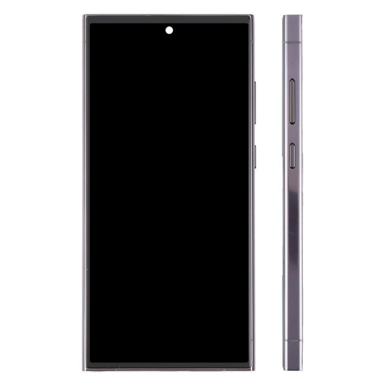 For Samsung Galaxy S23 Ultra SM-S918B 6.72 inch TFT LCD Screen Digitizer Full Assembly with Frame, Not Supporting Fingerprint Identification (Black)