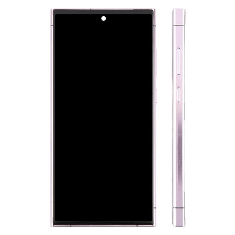 For Samsung Galaxy S23 Ultra SM-S918B 6.72 inch TFT LCD Screen Digitizer Full Assembly with Frame, Not Supporting Fingerprint Identification (Purple)