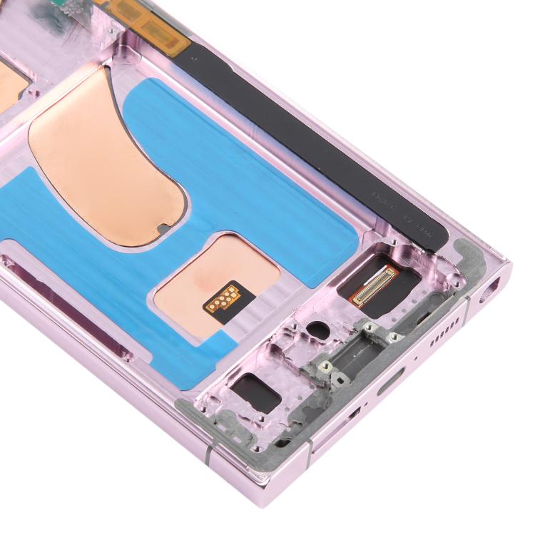For Samsung Galaxy S23 Ultra SM-S918B 6.72 inch TFT LCD Screen Digitizer Full Assembly with Frame, Not Supporting Fingerprint Identification (Purple)