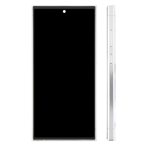 For Samsung Galaxy S23 Ultra SM-S918B 6.72 inch TFT LCD Screen Digitizer Full Assembly with Frame, Not Supporting Fingerprint Identification (Silver)