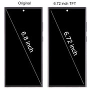 For Samsung Galaxy S23 Ultra SM-S918B 6.72 inch TFT LCD Screen Digitizer Full Assembly with Frame, Not Supporting Fingerprint Identification (Black)