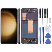 For Samsung Galaxy S23+ SM-S916B 6.43 inch TFT LCD Screen Digitizer Full Assembly with Frame, Not Supporting Fingerprint Identification (Black)