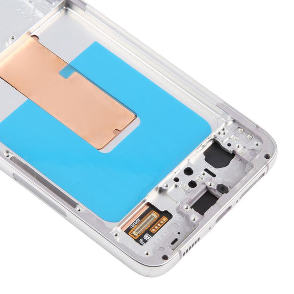 For Samsung Galaxy S23+ SM-S916B 6.43 inch TFT LCD Screen Digitizer Full Assembly with Frame, Not Supporting Fingerprint Identification (Silver)
