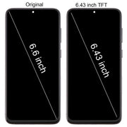 For Samsung Galaxy S23+ SM-S916B 6.43 inch TFT LCD Screen Digitizer Full Assembly with Frame, Not Supporting Fingerprint Identification (Silver)