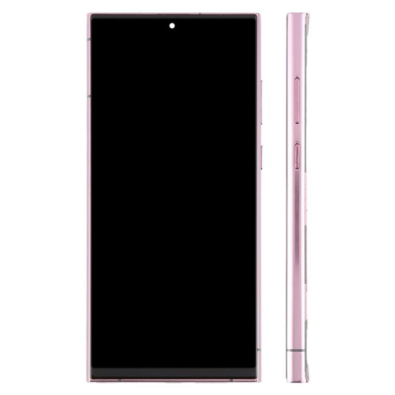 For Samsung Galaxy S22 Ultra SM-S908B 6.72 inch TFT LCD Screen Digitizer Full Assembly with Frame, Not Supporting Fingerprint Identification (Purple)