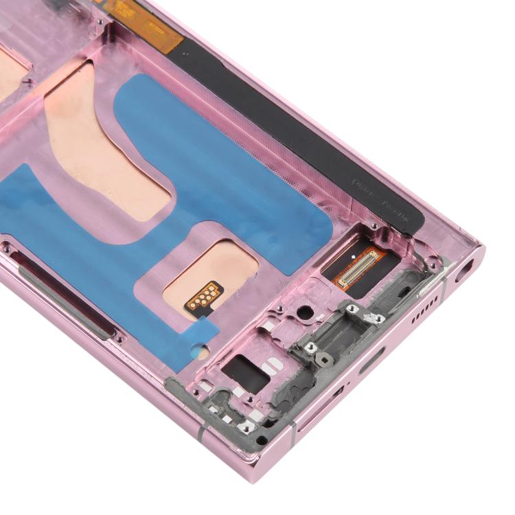 For Samsung Galaxy S22 Ultra SM-S908B 6.72 inch TFT LCD Screen Digitizer Full Assembly with Frame, Not Supporting Fingerprint Identification (Purple)