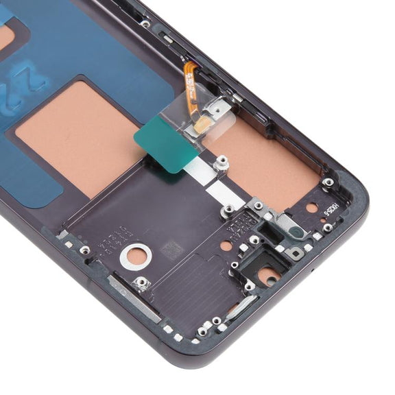 For Samsung Galaxy S22 SM-S901B 5.96 inch TFT LCD Screen Digitizer Full Assembly with Frame, Not Supporting Fingerprint Identification (Black)