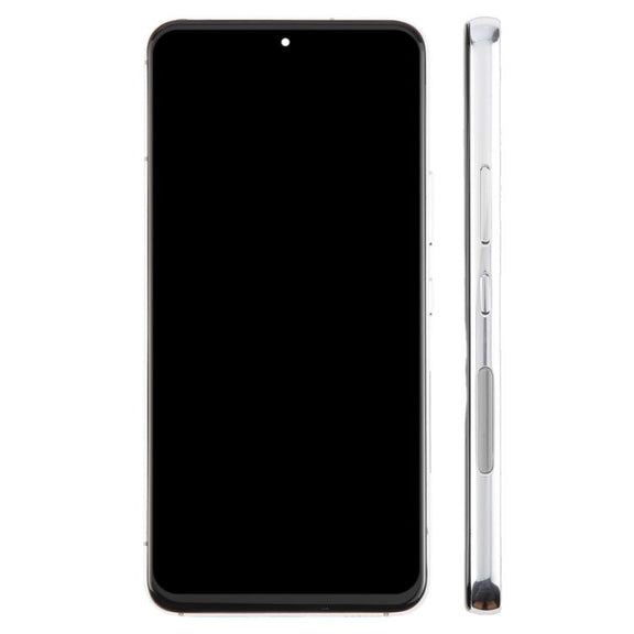 For Samsung Galaxy S22 SM-S901B 5.96 inch TFT LCD Screen Digitizer Full Assembly with Frame, Not Supporting Fingerprint Identification (Silver)