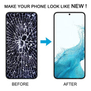 For Samsung Galaxy S22 SM-S901B 5.96 inch TFT LCD Screen Digitizer Full Assembly with Frame, Not Supporting Fingerprint Identification (Black)