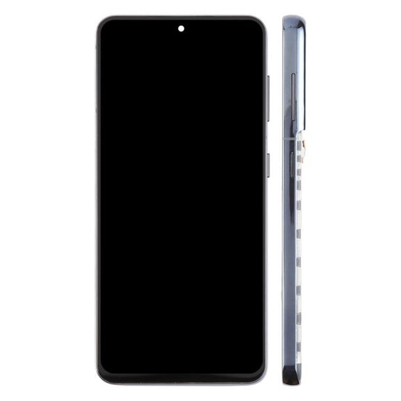 For Samsung Galaxy S21 5G SM-G991B 6.12 inch TFT LCD Screen Digitizer Full Assembly with Frame, Not Supporting Fingerprint Identification (Black)