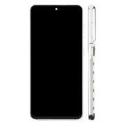 For Samsung Galaxy S21 5G SM-G991B 6.12 inch TFT LCD Screen Digitizer Full Assembly with Frame, Not Supporting Fingerprint Identification (Silver)