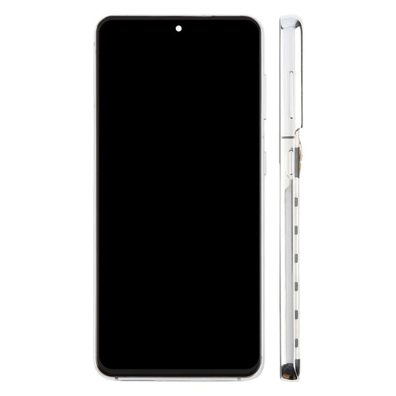 For Samsung Galaxy S21 5G SM-G991B 6.12 inch TFT LCD Screen Digitizer Full Assembly with Frame, Not Supporting Fingerprint Identification (Silver)