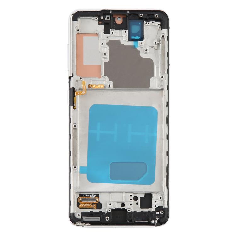 For Samsung Galaxy S21 5G SM-G991B 6.12 inch TFT LCD Screen Digitizer Full Assembly with Frame, Not Supporting Fingerprint Identification (Silver)