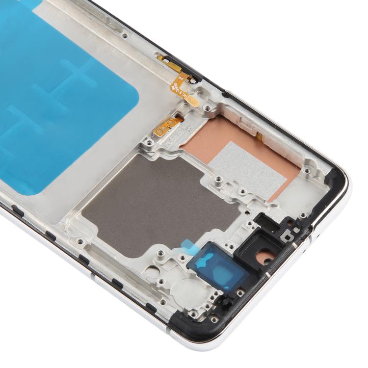 For Samsung Galaxy S21 5G SM-G991B 6.12 inch TFT LCD Screen Digitizer Full Assembly with Frame, Not Supporting Fingerprint Identification (Silver)