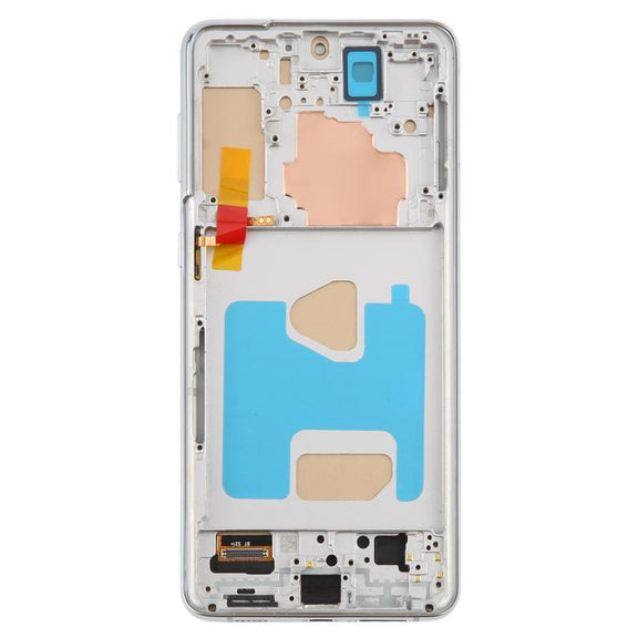 For Samsung Galaxy S21+ SM-G996B 6.58 inch TFT LCD Screen Digitizer Full Assembly with Frame, Not Supporting Fingerprint Identification (Silver)