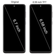 For Samsung Galaxy S21+ SM-G996B 6.58 inch TFT LCD Screen Digitizer Full Assembly with Frame, Not Supporting Fingerprint Identification (Black)