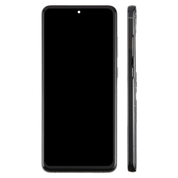 For Samsung Galaxy S20 Ultra SM-G988B 6.78 inch TFT LCD Screen Digitizer Full Assembly with Frame, Not Supporting Fingerprint Identification (Black)