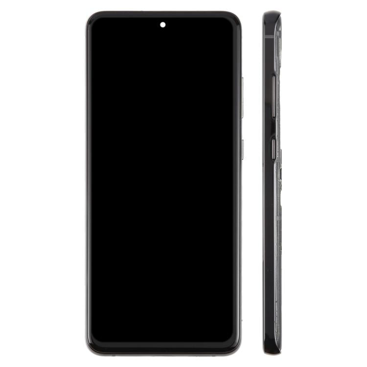 For Samsung Galaxy S20 Ultra SM-G988B 6.78 inch TFT LCD Screen Digitizer Full Assembly with Frame, Not Supporting Fingerprint Identification (Black)