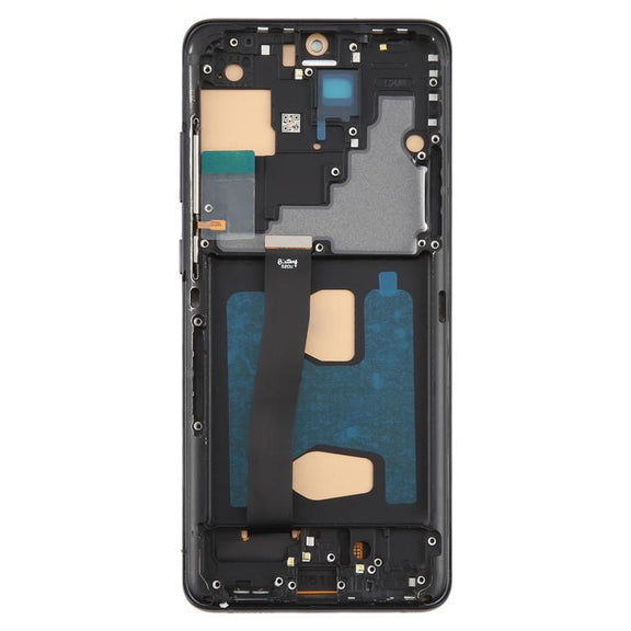 For Samsung Galaxy S20 Ultra SM-G988B 6.78 inch TFT LCD Screen Digitizer Full Assembly with Frame, Not Supporting Fingerprint Identification (Black)