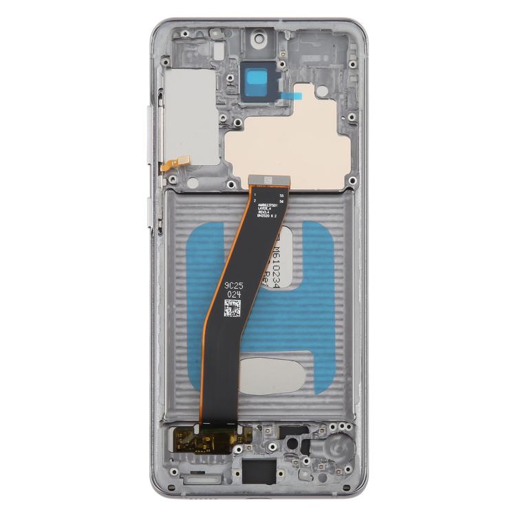 For Samsung Galaxy S20 4G SM-G980F 6.12 inch TFT LCD Screen Digitizer Full Assembly with Frame, Not Supporting Fingerprint Identification (Grey)