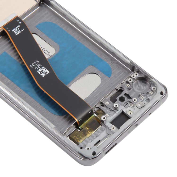 For Samsung Galaxy S20 4G SM-G980F 6.12 inch TFT LCD Screen Digitizer Full Assembly with Frame, Not Supporting Fingerprint Identification (Grey)