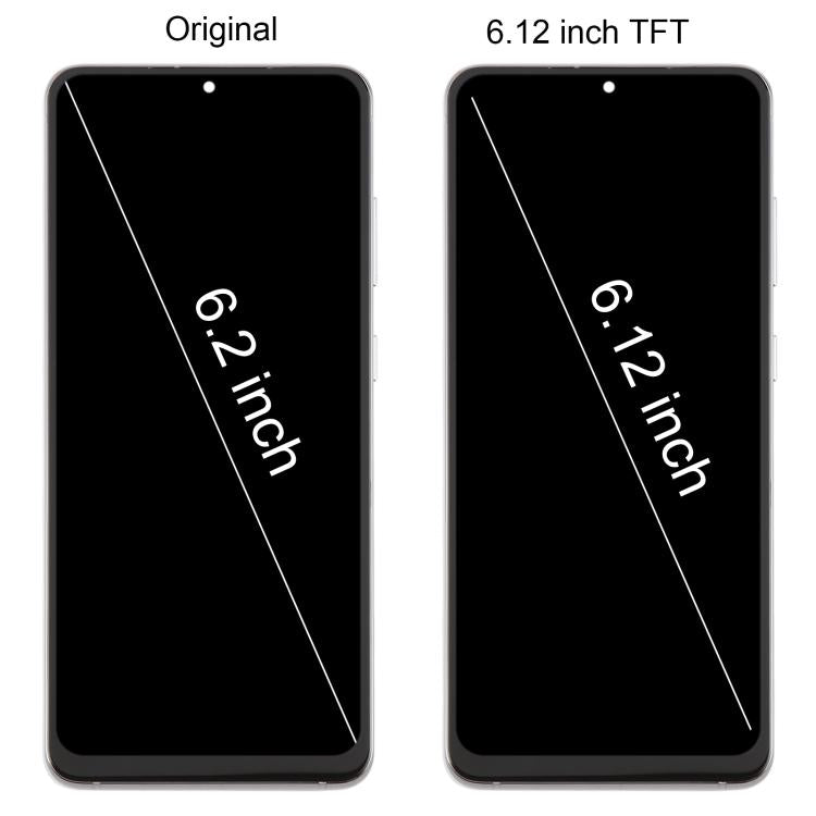 For Samsung Galaxy S20 4G SM-G980F 6.12 inch TFT LCD Screen Digitizer Full Assembly with Frame, Not Supporting Fingerprint Identification (Grey)