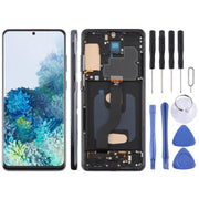For Samsung Galaxy S20+ SM-G985F 6.58 inch TFT LCD Screen Digitizer Full Assembly with Frame, Not Supporting Fingerprint Identification (Black)