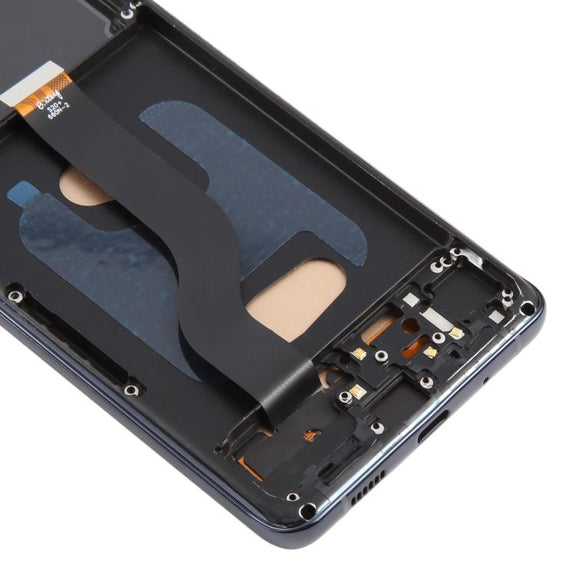 For Samsung Galaxy S20+ SM-G985F 6.58 inch TFT LCD Screen Digitizer Full Assembly with Frame, Not Supporting Fingerprint Identification (Black)
