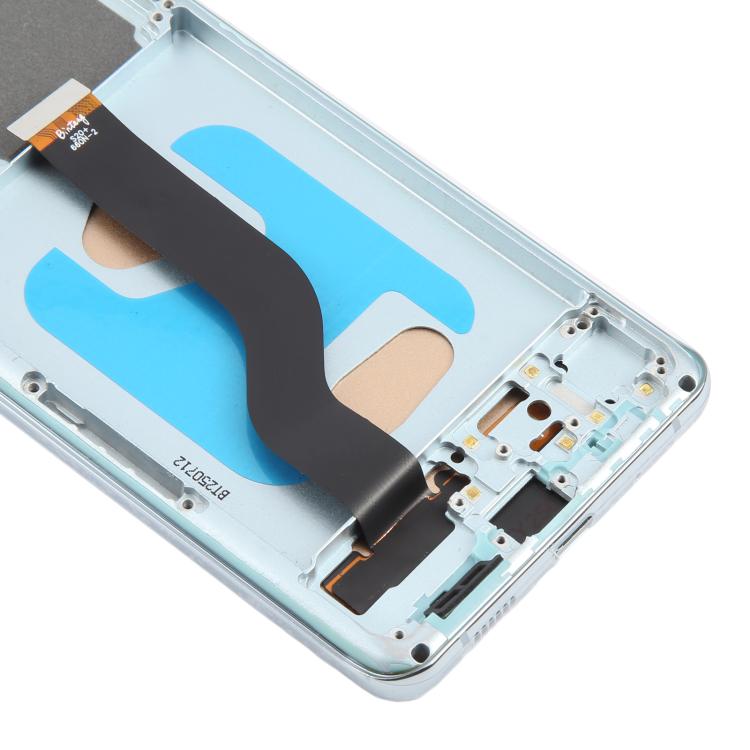 For Samsung Galaxy S20+ SM-G985F 6.58 inch TFT LCD Screen Digitizer Full Assembly with Frame, Not Supporting Fingerprint Identification (Blue)