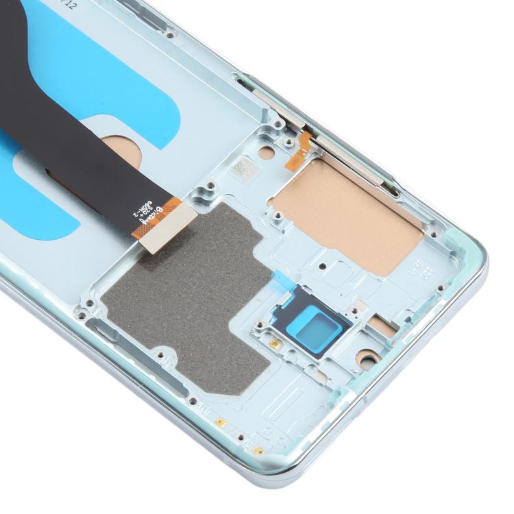 For Samsung Galaxy S20+ SM-G985F 6.58 inch TFT LCD Screen Digitizer Full Assembly with Frame, Not Supporting Fingerprint Identification (Blue)