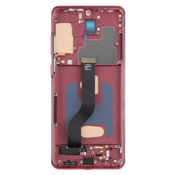 For Samsung Galaxy S20+ SM-G985F 6.58 inch TFT LCD Screen Digitizer Full Assembly with Frame, Not Supporting Fingerprint Identification (Red)
