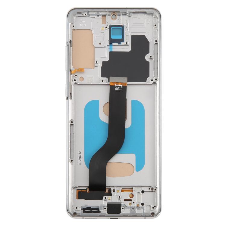 For Samsung Galaxy S20+ SM-G985F 6.58 inch TFT LCD Screen Digitizer Full Assembly with Frame, Not Supporting Fingerprint Identification (Silver)