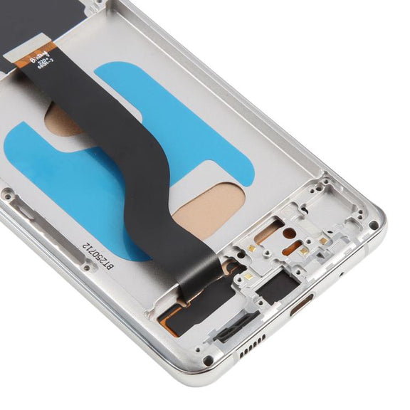 For Samsung Galaxy S20+ SM-G985F 6.58 inch TFT LCD Screen Digitizer Full Assembly with Frame, Not Supporting Fingerprint Identification (Silver)