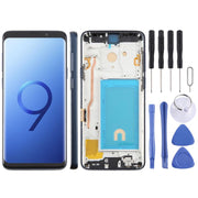 For Samsung Galaxy S9+ SM-G965F 6.18 inch TFT LCD Screen Digitizer Full Assembly with Frame (Blue)