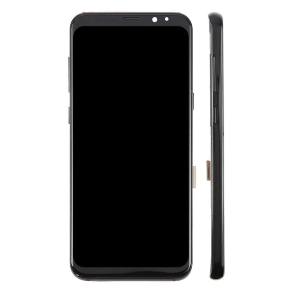 For Samsung Galaxy S8+ SM-G955F 6.18 inch TFT LCD Screen Digitizer Full Assembly with Frame (Black)