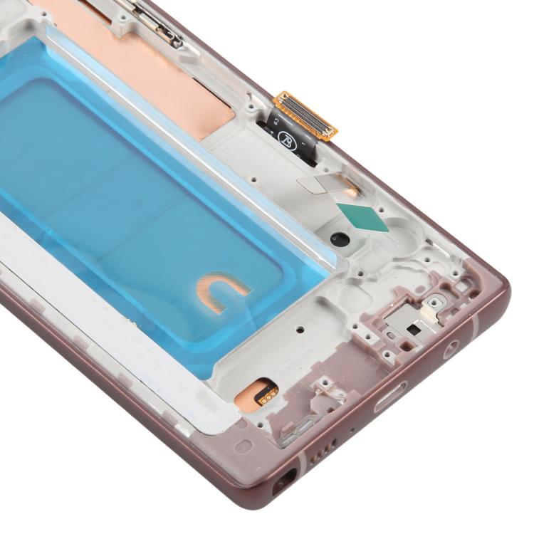 For Samsung Galaxy Note9 SM-N960F 6.33 inch TFT LCD Screen Digitizer Full Assembly with Frame (Gold)