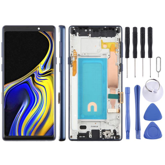 For Samsung Galaxy Note9 SM-N960F 6.33 inch TFT LCD Screen Digitizer Full Assembly with Frame (Blue)