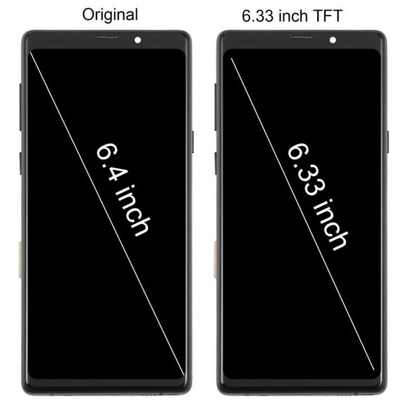 For Samsung Galaxy Note9 SM-N960F 6.33 inch TFT LCD Screen Digitizer Full Assembly with Frame (Blue)