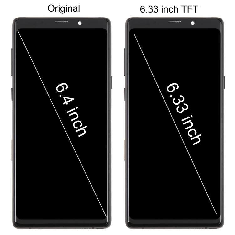 For Samsung Galaxy Note9 SM-N960F 6.33 inch TFT LCD Screen Digitizer Full Assembly with Frame (Blue)