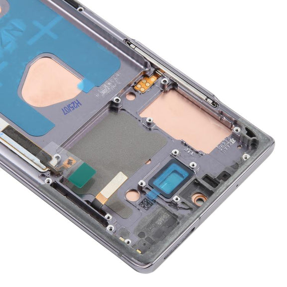 For Samsung Galaxy Note20 SM-N980F 6.6 inch TFT LCD Screen Digitizer Full Assembly with Frame, Not Supporting Fingerprint Identification (Grey)