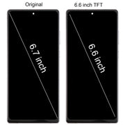 For Samsung Galaxy Note20 SM-N980F 6.6 inch TFT LCD Screen Digitizer Full Assembly with Frame, Not Supporting Fingerprint Identification (Grey)