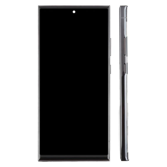 For Samsung Galaxy Note20 Ultra SM-N986B 6.72 inch TFT LCD Screen Digitizer Full Assembly with Frame, Not Supporting Fingerprint Identification (Black)