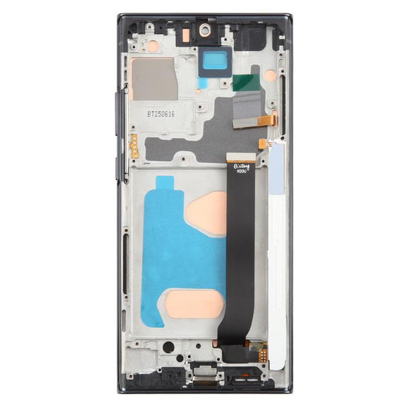 For Samsung Galaxy Note20 Ultra SM-N986B 6.72 inch TFT LCD Screen Digitizer Full Assembly with Frame, Not Supporting Fingerprint Identification (Black)