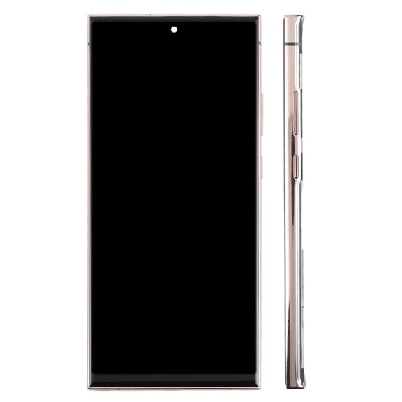 For Samsung Galaxy Note20 Ultra SM-N986B 6.72 inch TFT LCD Screen Digitizer Full Assembly with Frame, Not Supporting Fingerprint Identification (Gold)