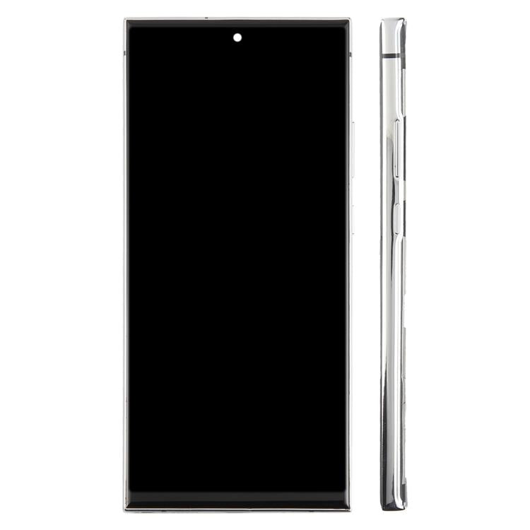 For Samsung Galaxy Note20 Ultra SM-N986B 6.72 inch TFT LCD Screen Digitizer Full Assembly with Frame, Not Supporting Fingerprint Identification (Silver)
